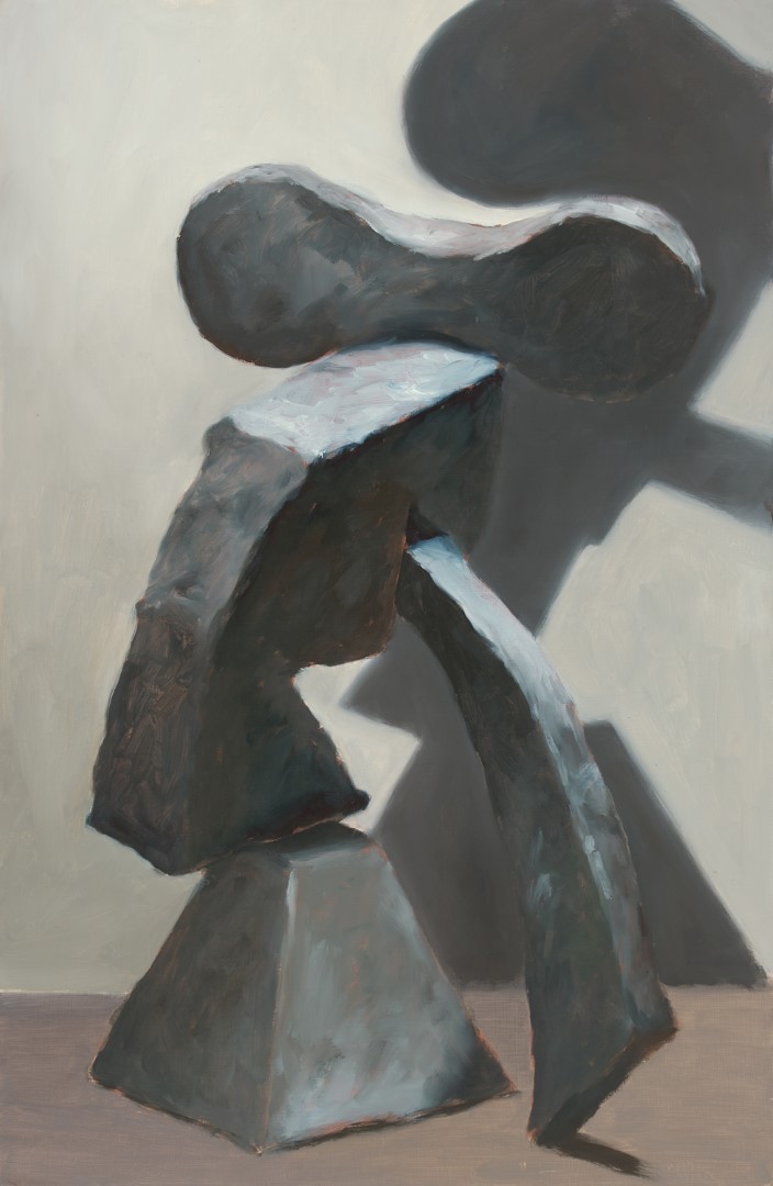 Impossible Sculpture 3 (2017), 61 x 40 cm, oil on panel